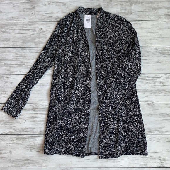 J. Jill Sweaters - J Jill Black Open Front Cardigan Size XS NWT